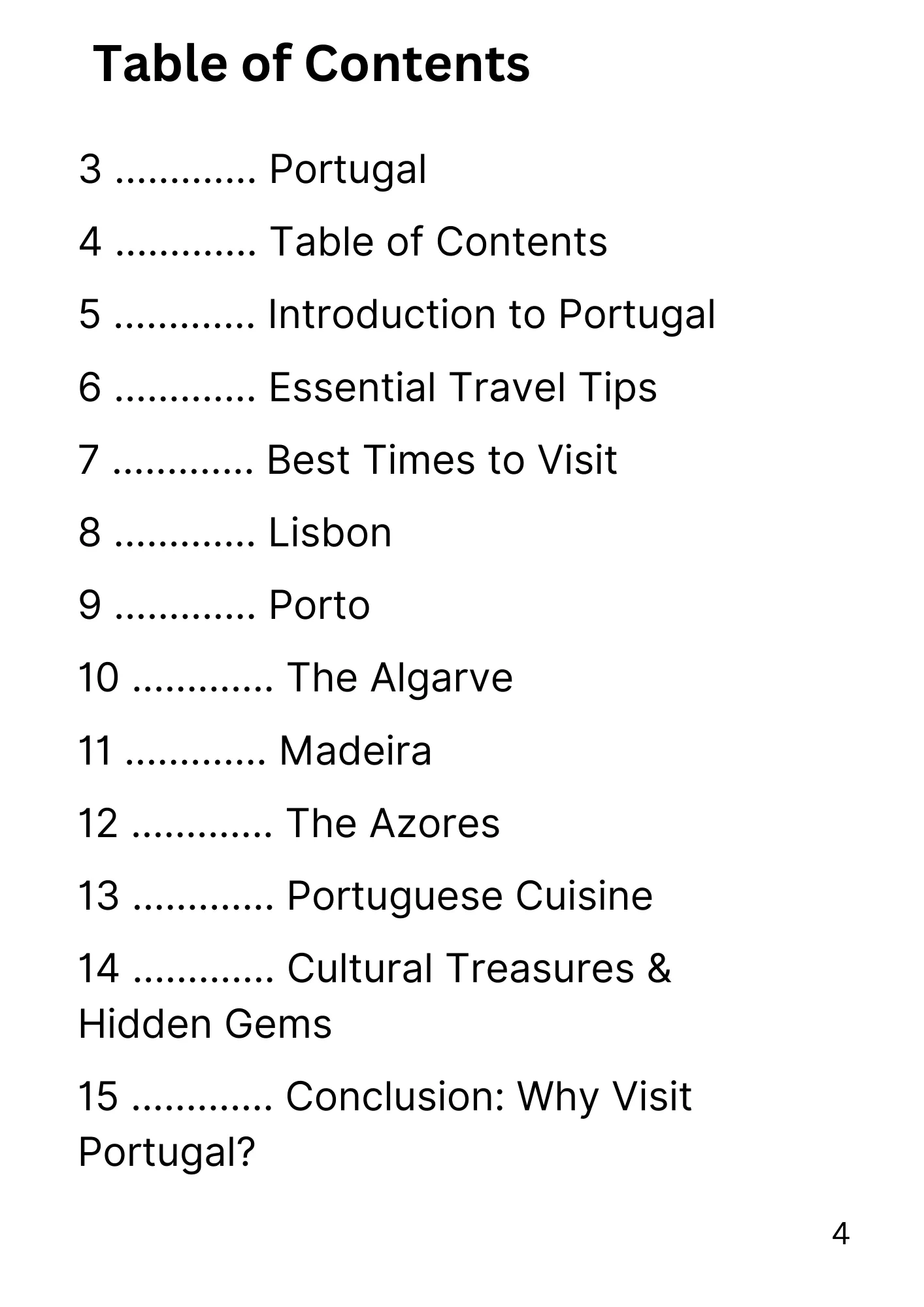 portugal travel guide ebook